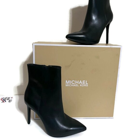 Michael Kors Leona High Heeled Ankle Boots 7.5 - Picture 5 of 9